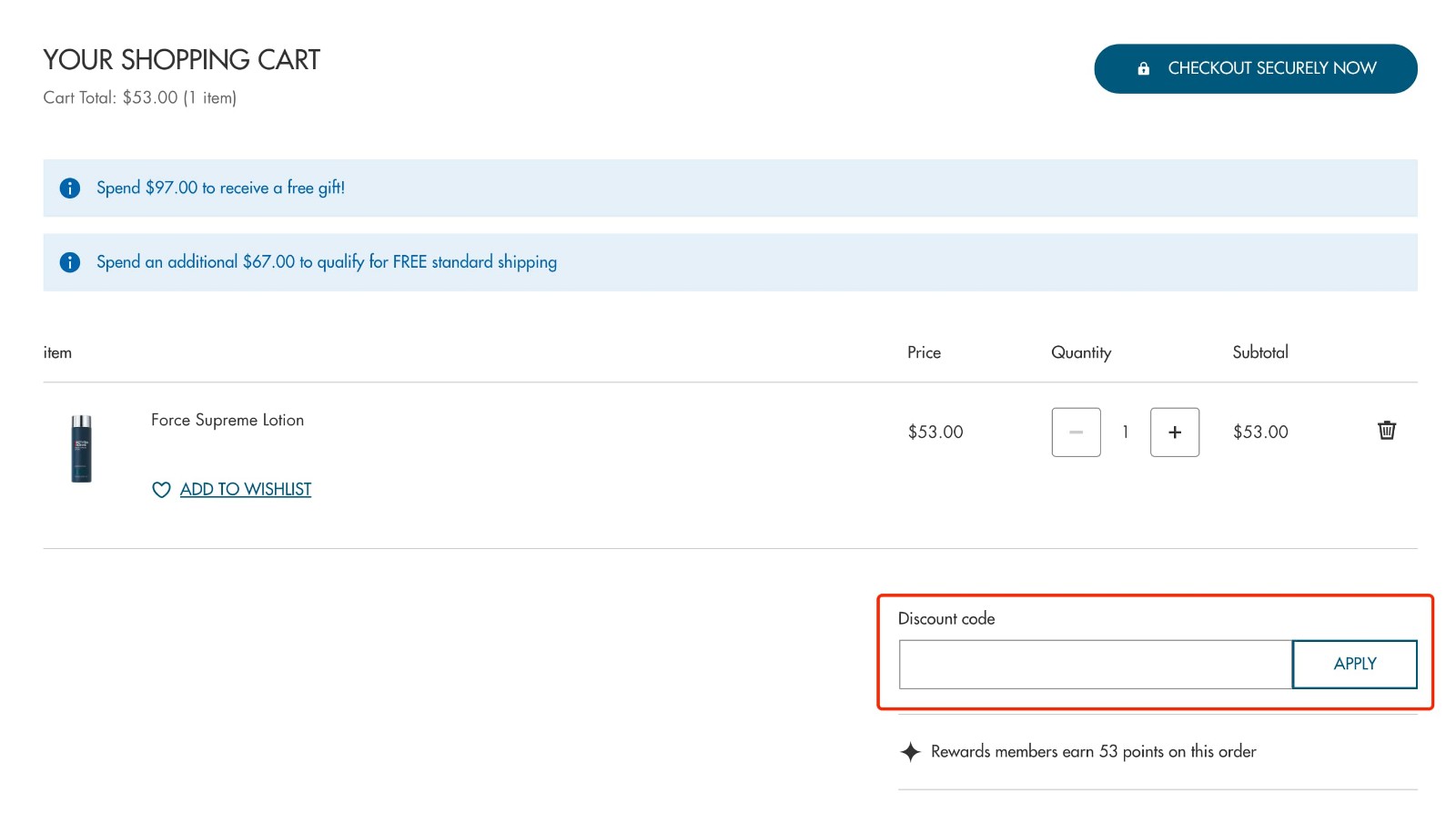 how to apply Biotherm Coupon - step 1